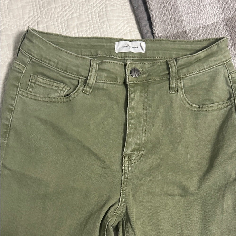Sage Green High Rise Women's Jeans